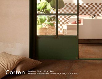URBANICA CORTEN NAT RECT 595X595 